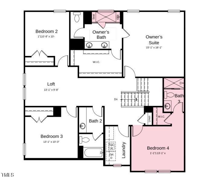 1121 Sun Spgs Road Wake Forest, NC 27587 - Photo 56 of 56 Floor Plan