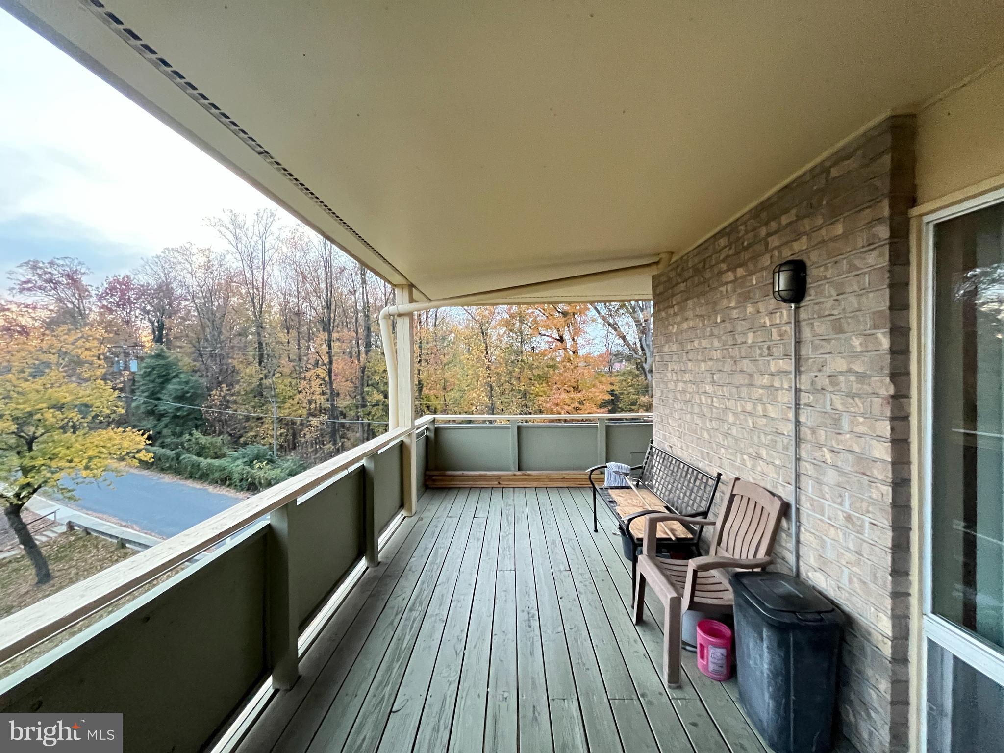 7101 Donnell Place, Unit D8 District Heights, MD 20747 - Photo 21 of 35 a view of balcony with furniture