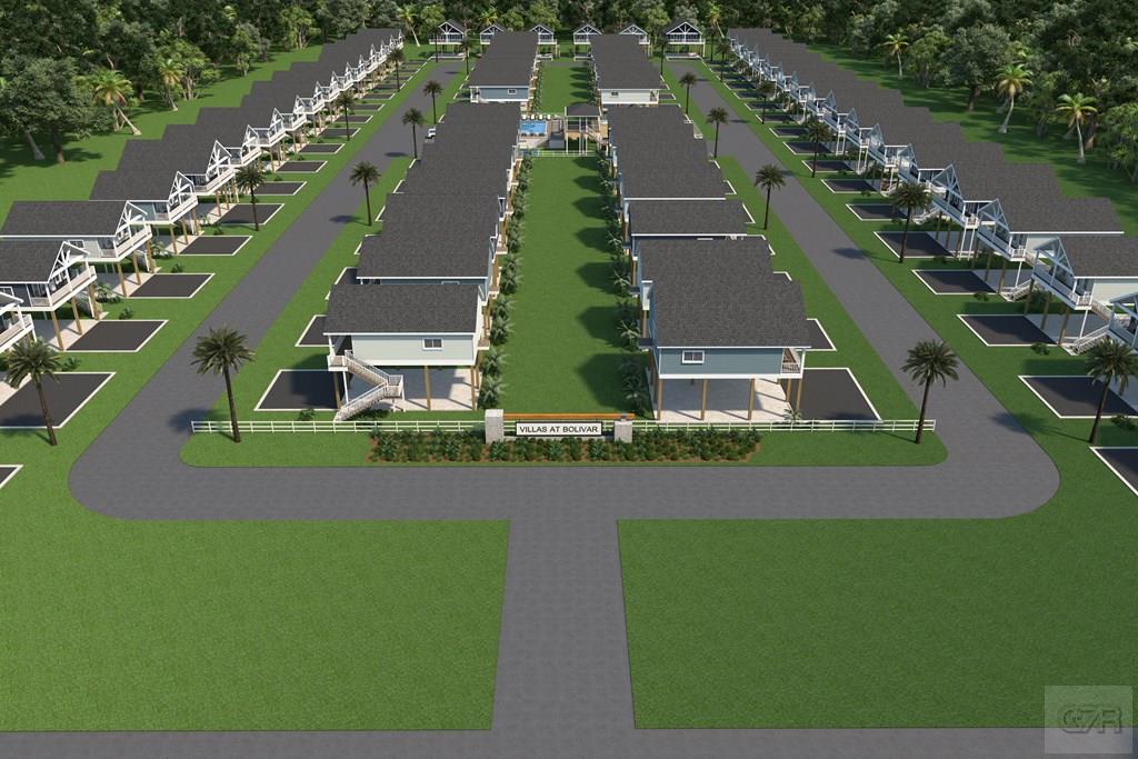 1045 Johnson Road, Unit 62 Gilchrist, TX 77617 - Photo 6 of 8 an aerial view of a house