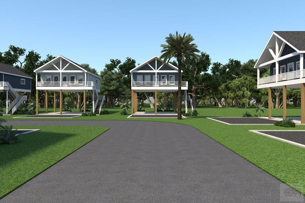 1045 Johnson Road, Unit 62 Gilchrist, TX 77617 - Photo 8 of 8 a front view of house with yard and green space