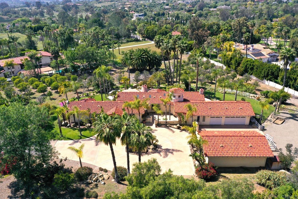 6944 Rancho Cielo Rancho Santa Fe, CA 92067 - Photo 37 of 37 an aerial view of residential houses with outdoor space