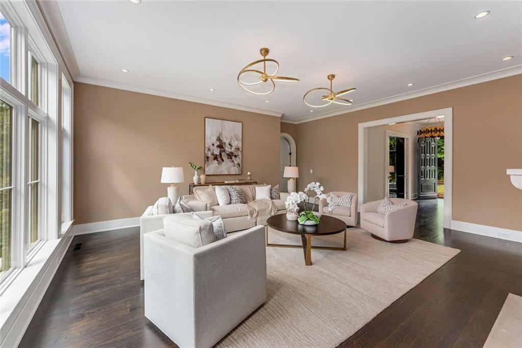 3773 Randall Road Southeast Atlanta, GA 30339 - Photo 25 of 64 a living room with furniture and wooden floor
