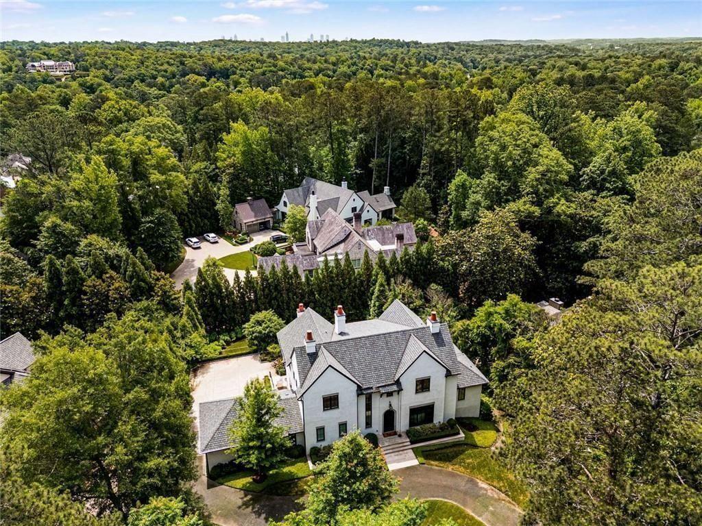 3773 Randall Road Southeast Atlanta, GA 30339 - Photo 62 of 64 an aerial view of a house with a yard