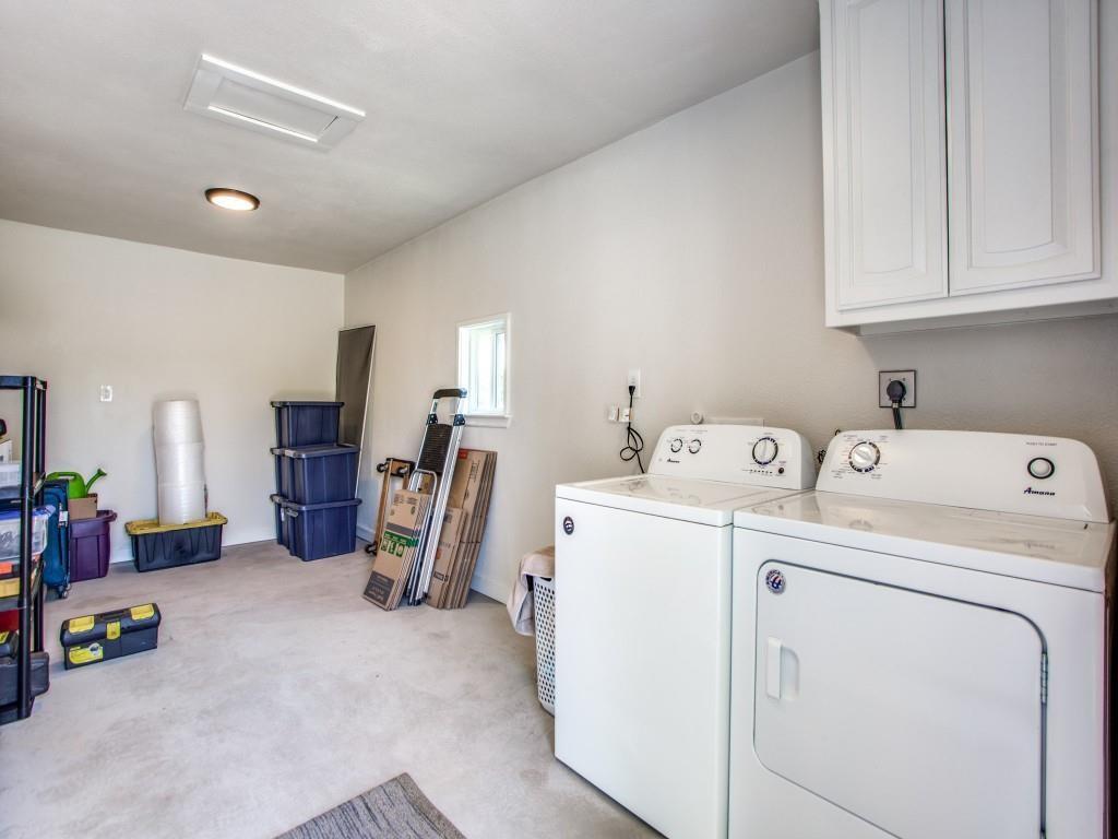 500 North 5th Street Gunter, TX 75058 - Photo 8 of 11 a view of storage and utility room with washer and dryer