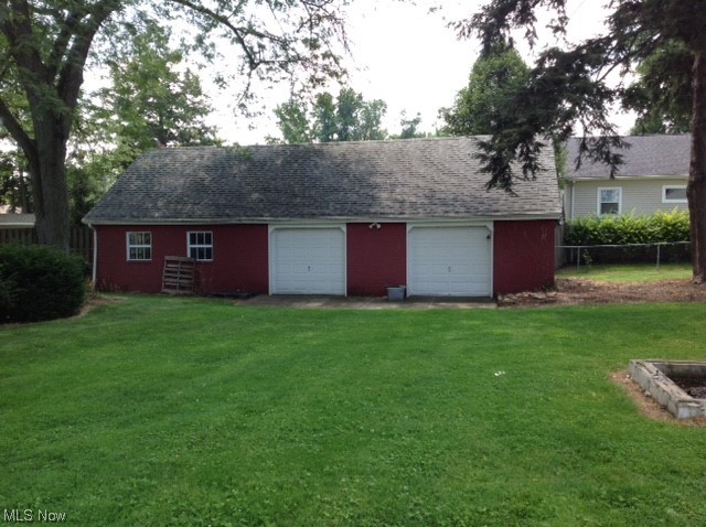 4601 Grayton Road Cleveland, OH 44135 - Photo 23 of 31 Large backyard barn featuring two double doors and loft ceiling