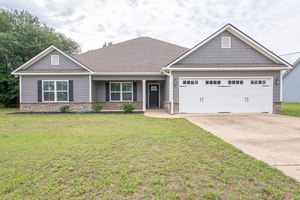 16 Maxwell Drive Fort Mitchell, AL 36856 - Photo 3 of 25 a front view of a house with garden