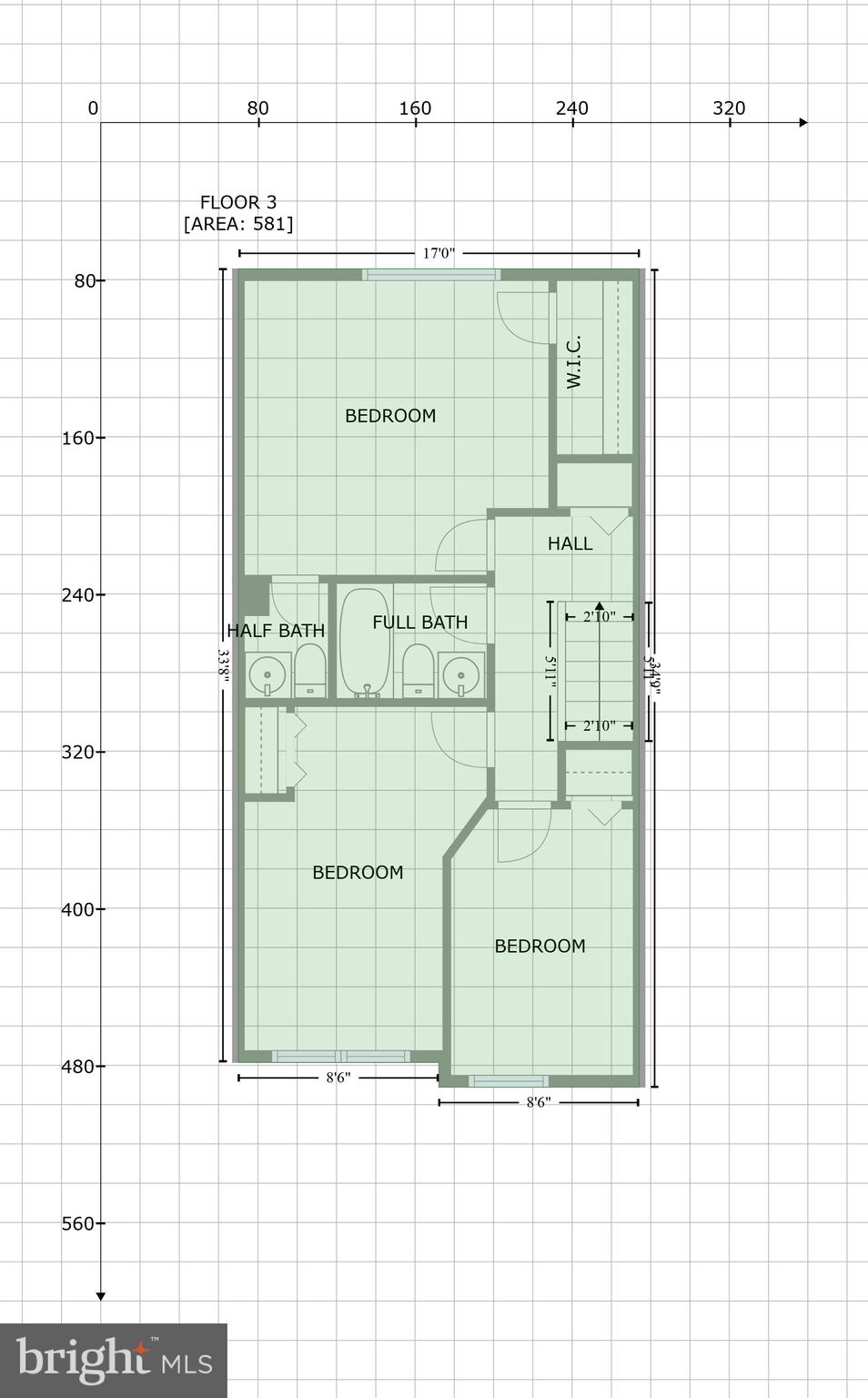 5645 Chelwynd Road Halethorpe, MD 21227 - Photo 43 of 43 GLA Floor Plan