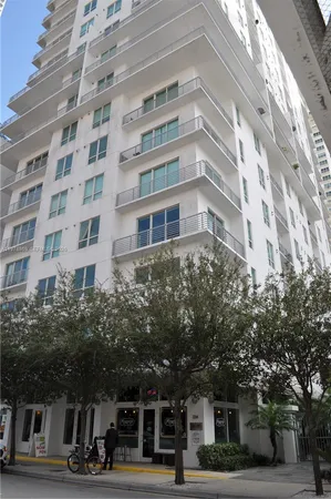 a view of a building and a street view