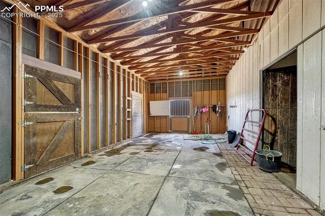a view of storage and utility room