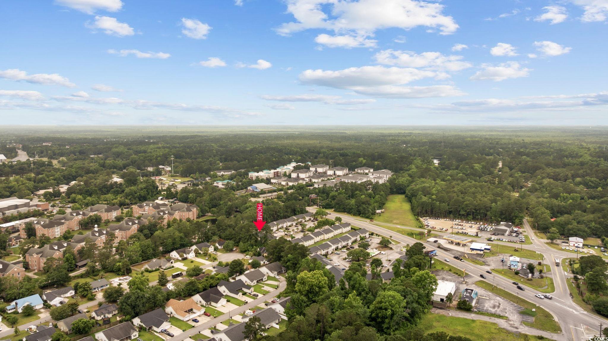 3555 Highway 544, Unit 8H Conway, SC 29526 - Photo 21 of 22 Aerial overview of property's location featuring nearby suburban area