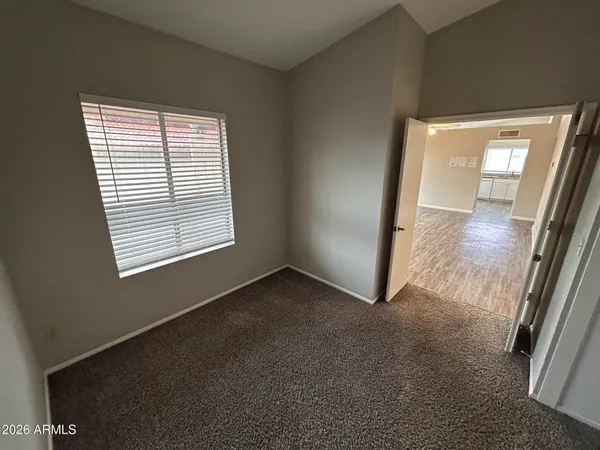 a view of empty room