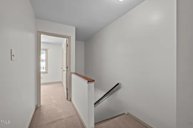 a view of a hallway with a hallway