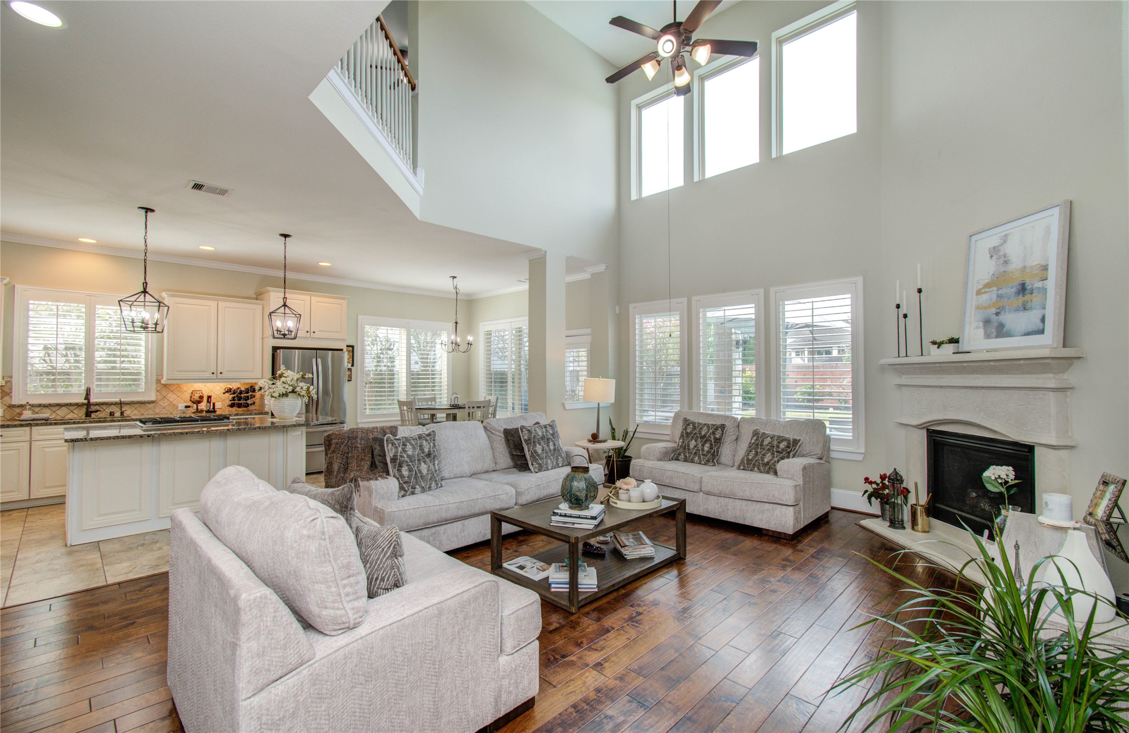 28627 Rolling Ridge Drive Katy, TX 77494 - Photo 15 of 44 a living room with furniture fireplace and a large window