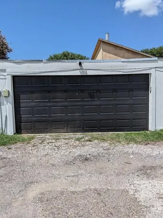 a backyard of a house