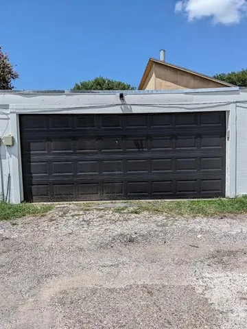 a backyard of a house