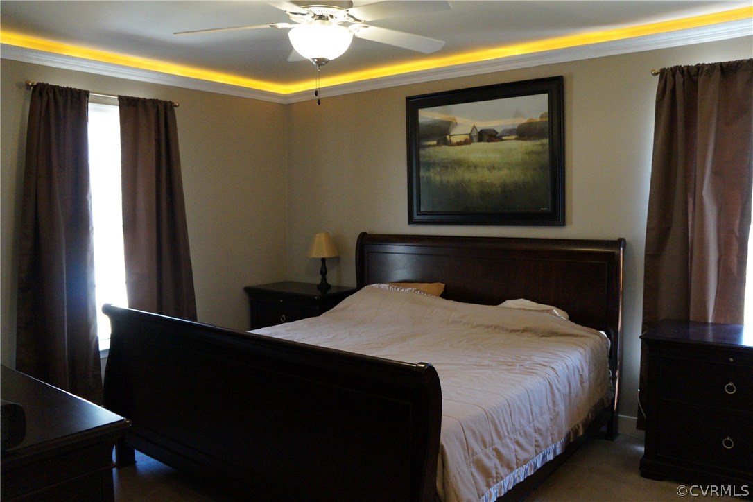 969 Mill Creek Road Meherrin, VA 23954 - Photo 11 of 27 a bedroom with a bed and a painting on the wall