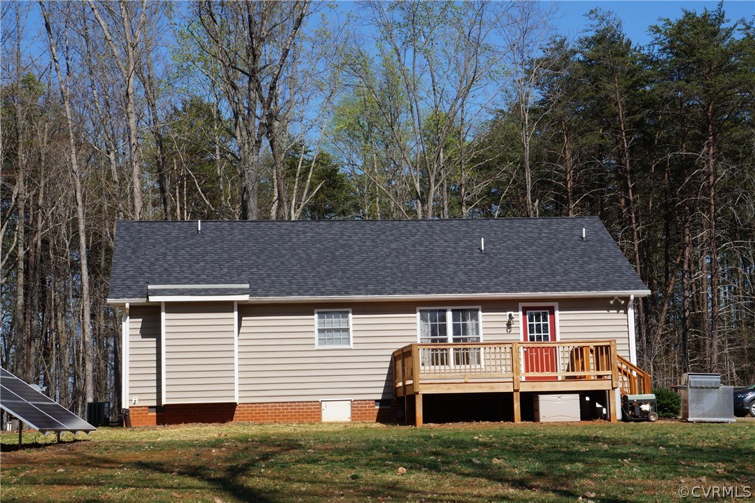969 Mill Creek Road Meherrin, VA 23954 - Photo 23 of 27 a front view of a house with a garden