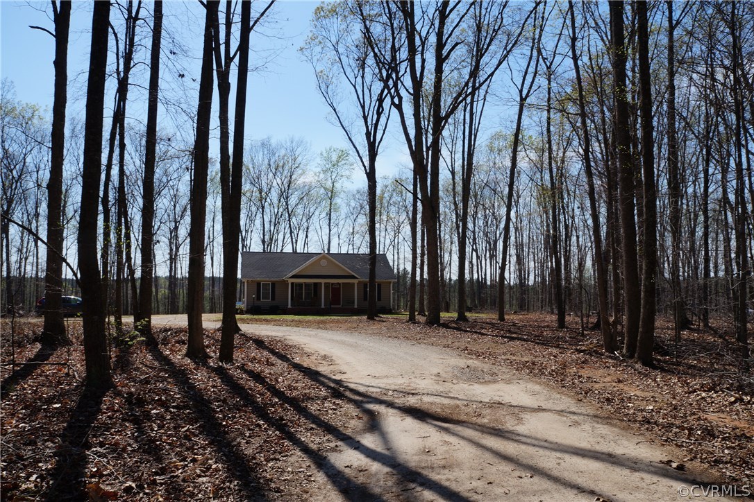 969 Mill Creek Road Meherrin, VA 23954 - Photo 26 of 27 a view of a backyard with of trees
