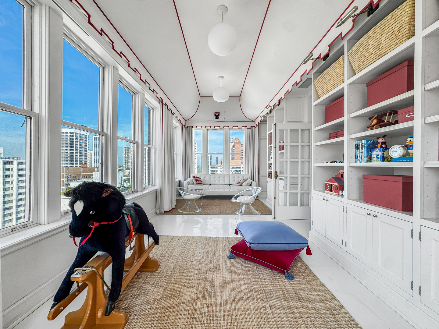 1320 North State Parkway, Unit 1415CD Chicago, IL 60610 - Photo 37 of 51 a living room with furniture fireplace and a large window