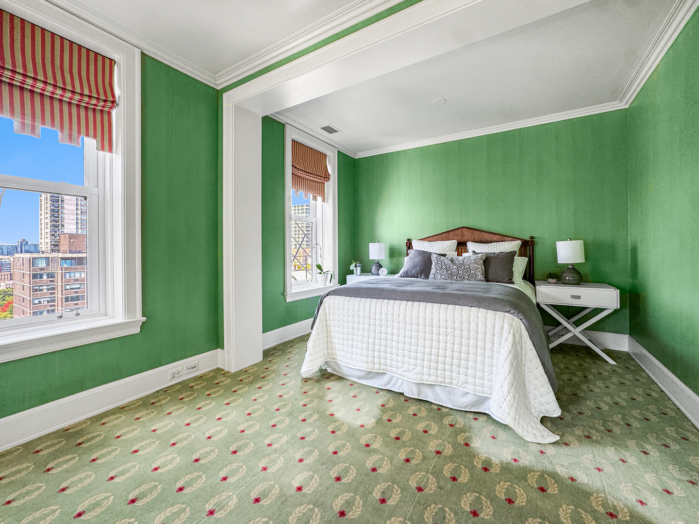 1320 North State Parkway, Unit 1415CD Chicago, IL 60610 - Photo 44 of 51 a bedroom with a bed and a window