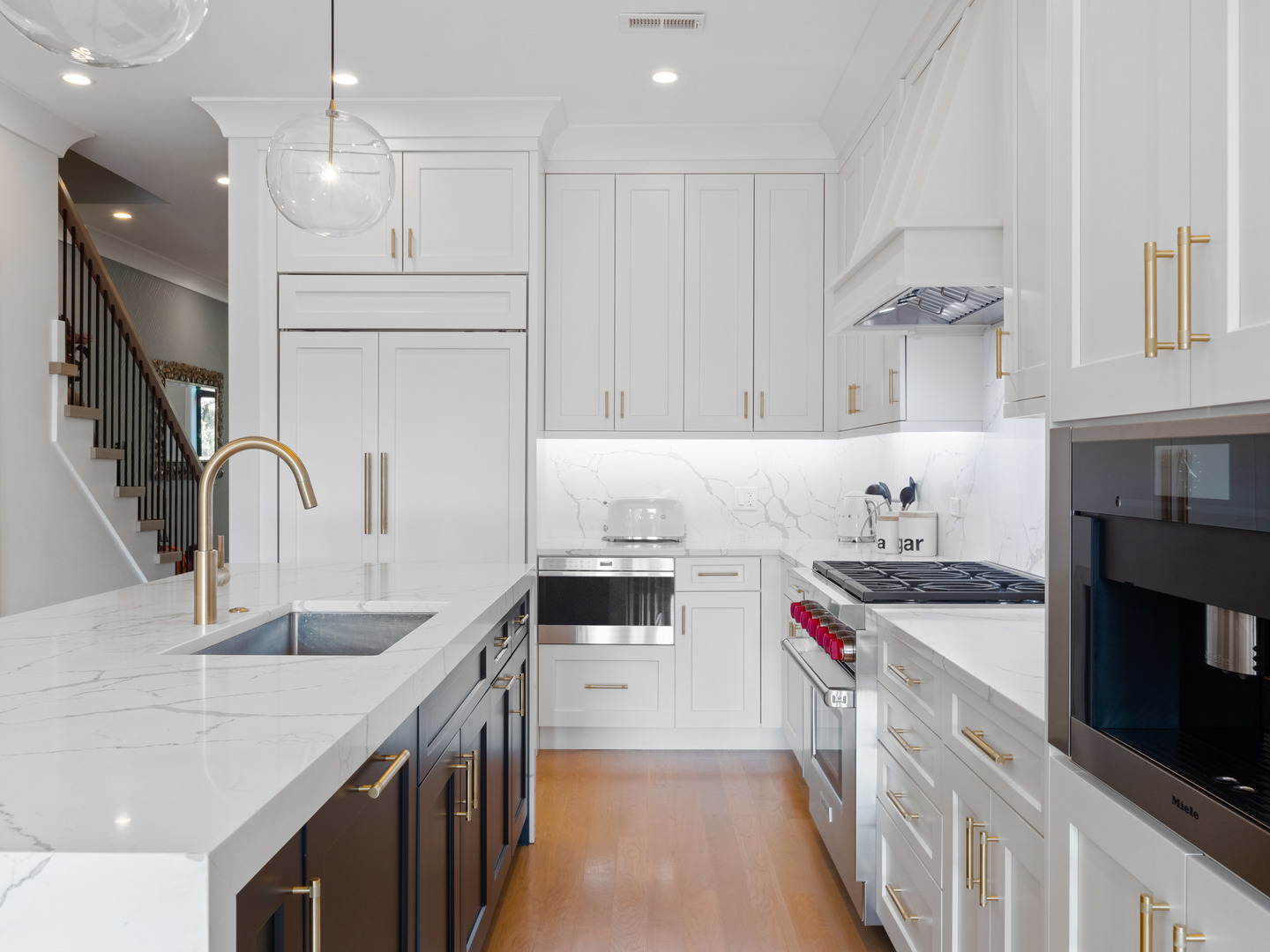2252 North Orchard Street, Unit 3S Chicago, IL 60614 - Photo 12 of 31 a kitchen with a sink stove and cabinets