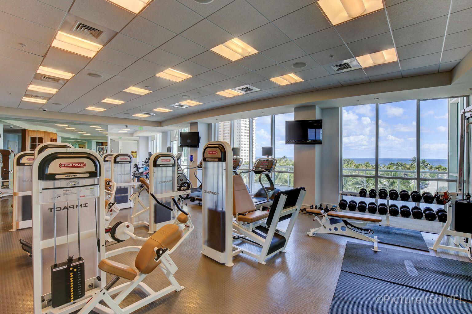 1 North Ocean Boulevard, Unit 1708 Pompano Beach, FL 33062 - Photo 45 of 52 Fitness Center - Copy