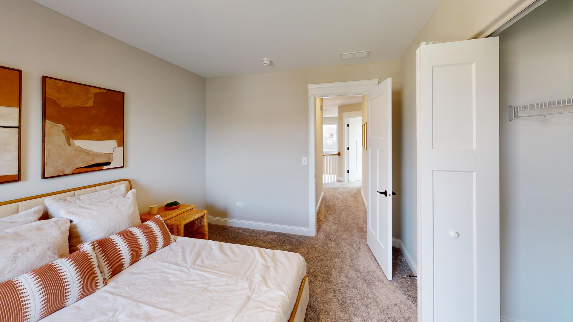 4S830 Deerpath Road Aurora, IL 60506 - Photo 20 of 25 a bedroom with a bed and wooden floor