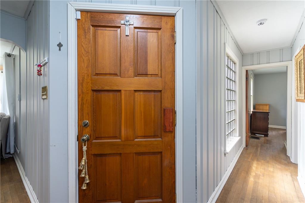 594 Whitestown Road Butler, PA 16001 - Photo 20 of 25 a view of a hallway with wooden floor