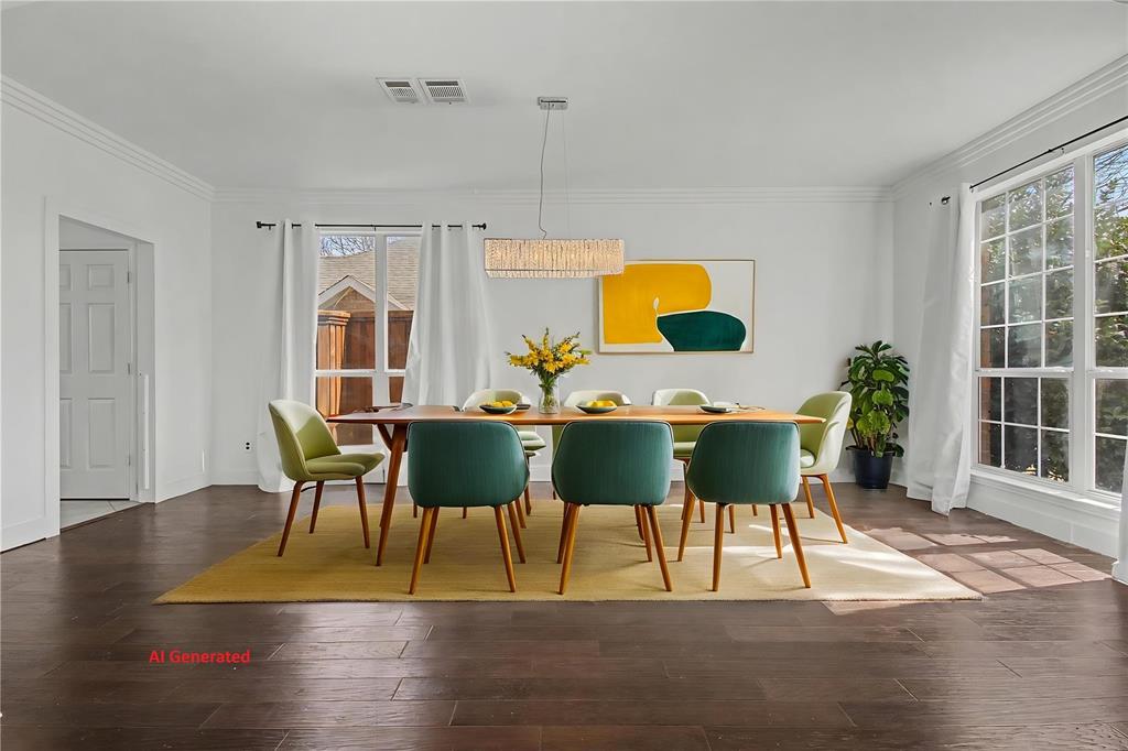 918 Midnight Pass Rockwall, TX 75087 - Photo 5 of 32 Oversized Dining Room-AI Generated