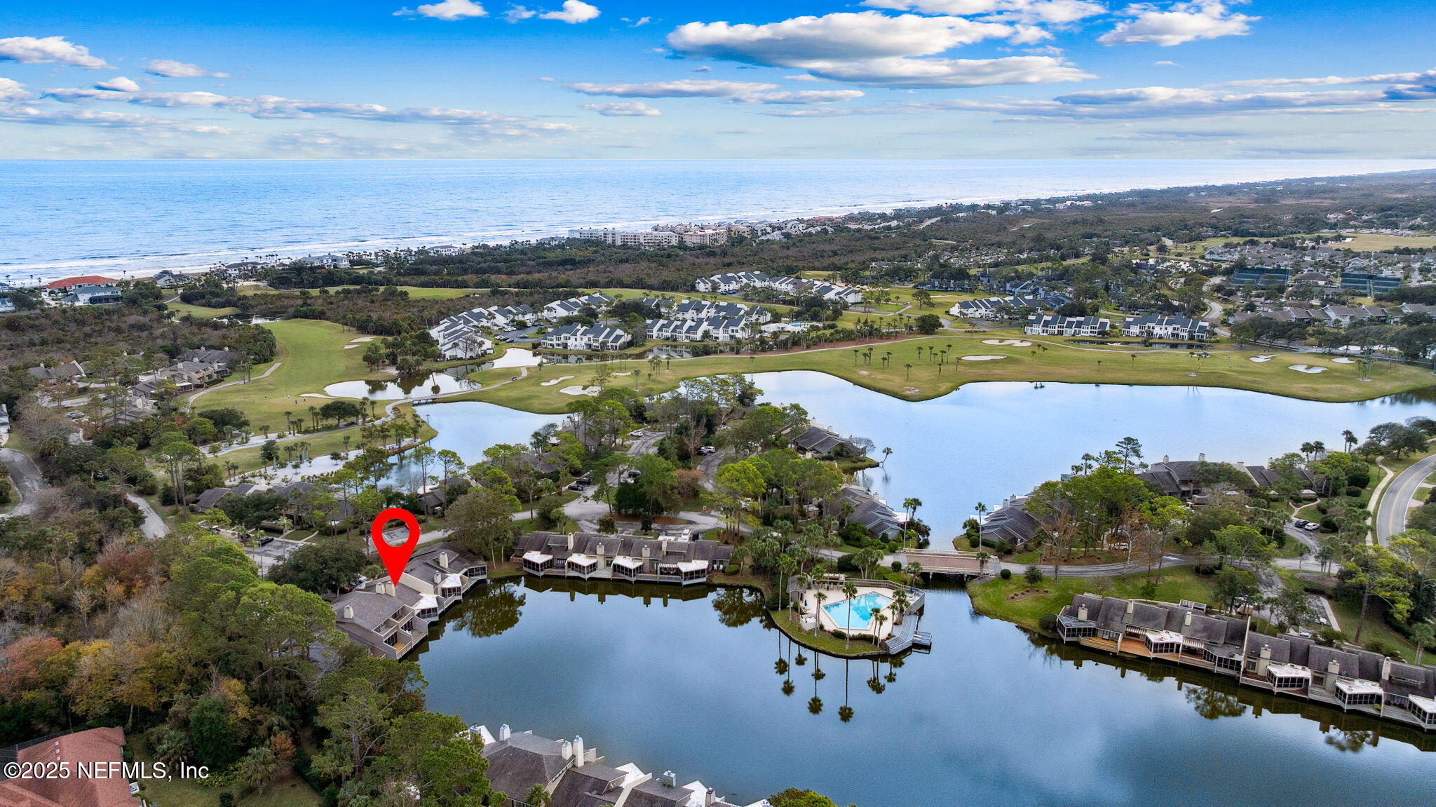 48 Fishermans Cove Road Ponte Vedra Beach, FL 32082 - Photo 43 of 62 Aerial view of unit and lake
