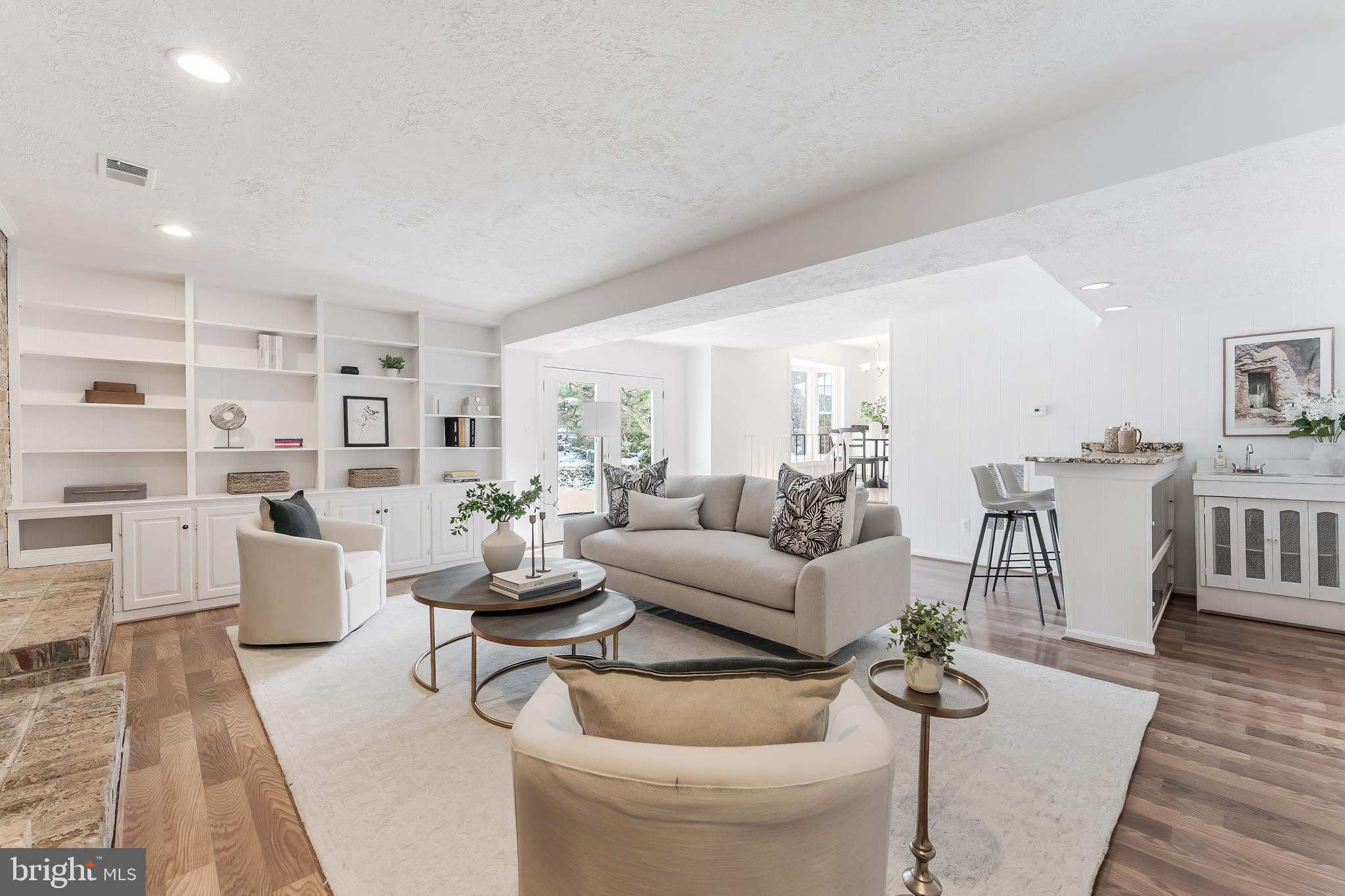 2615 Steeplechase Drive Reston, VA 20191 - Photo 25 of 79 a living room with furniture and a wooden floor