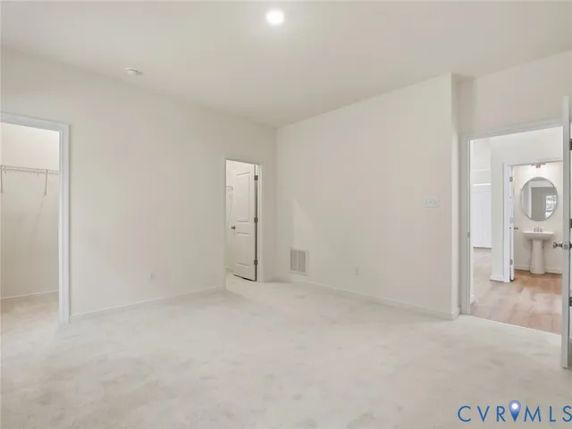 a view of an empty room