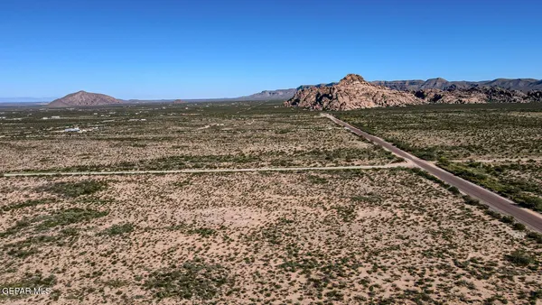 a view of an outdoor space and a mountain view