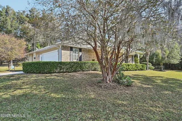 a building with potted plant in front of it