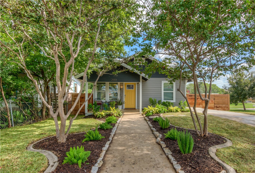 2901 Glen Rae Street Austin, TX 78702 - Photo 1 of 1 a front view of a house with garden