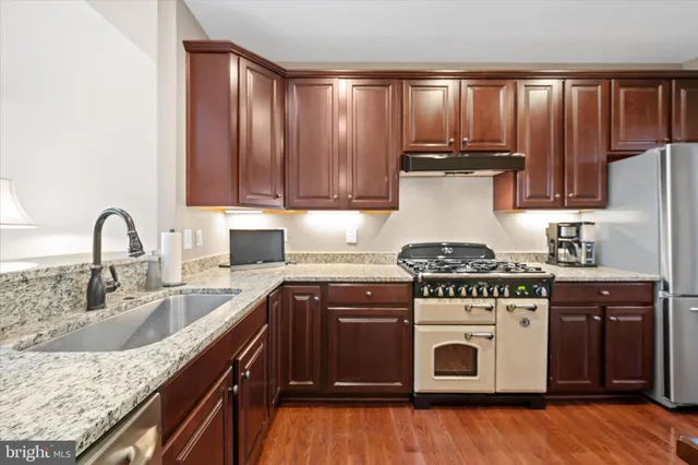 a bed room with a bed and a couch