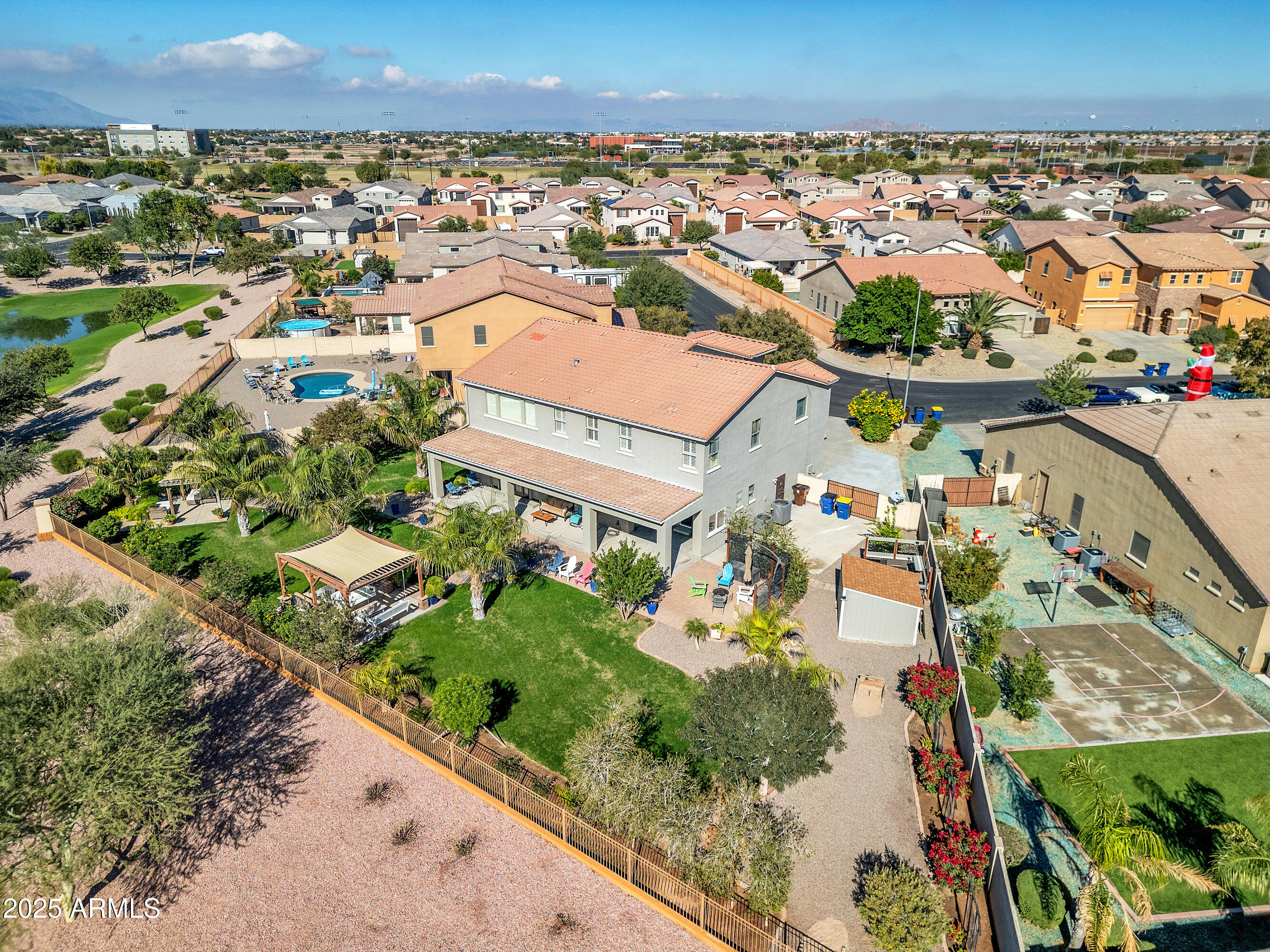 16896 North Palo Rojo Road Maricopa, AZ 85138 - Photo 44 of 48 an aerial view of multiple house