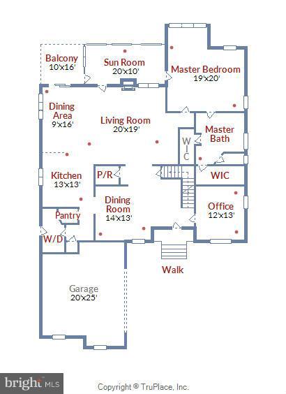4985 Bayside Road Chesapeake Beach, MD 20732 - Photo 26 of 27 Main Level Floor Plan