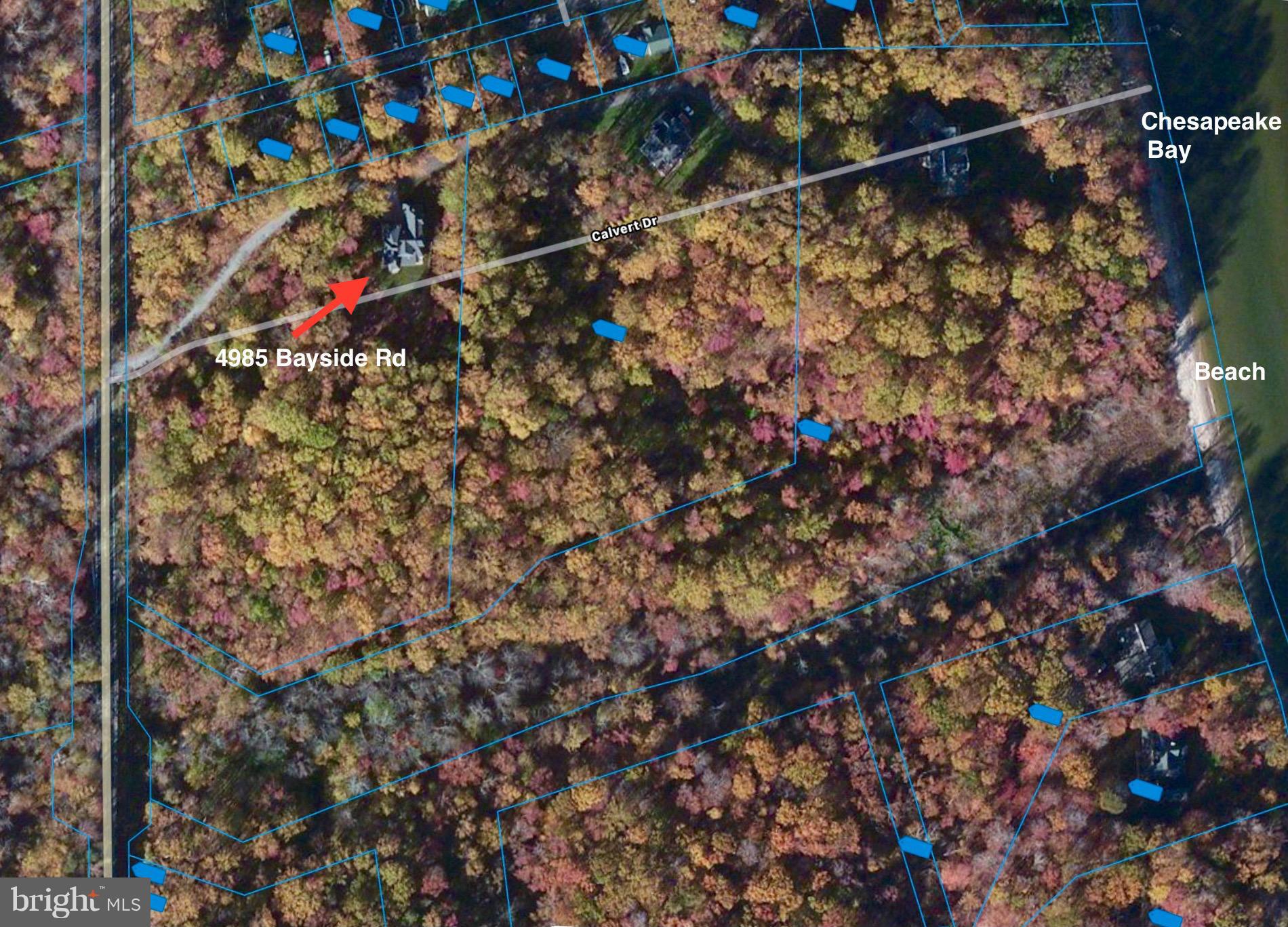 4985 Bayside Road Chesapeake Beach, MD 20732 - Photo 25 of 27 Aerial View