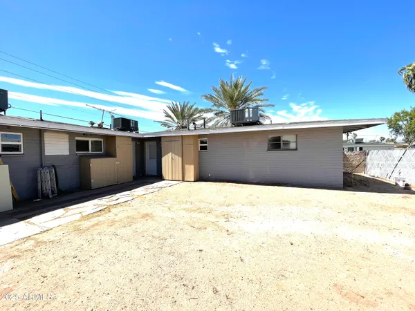 a house view with a outdoor space