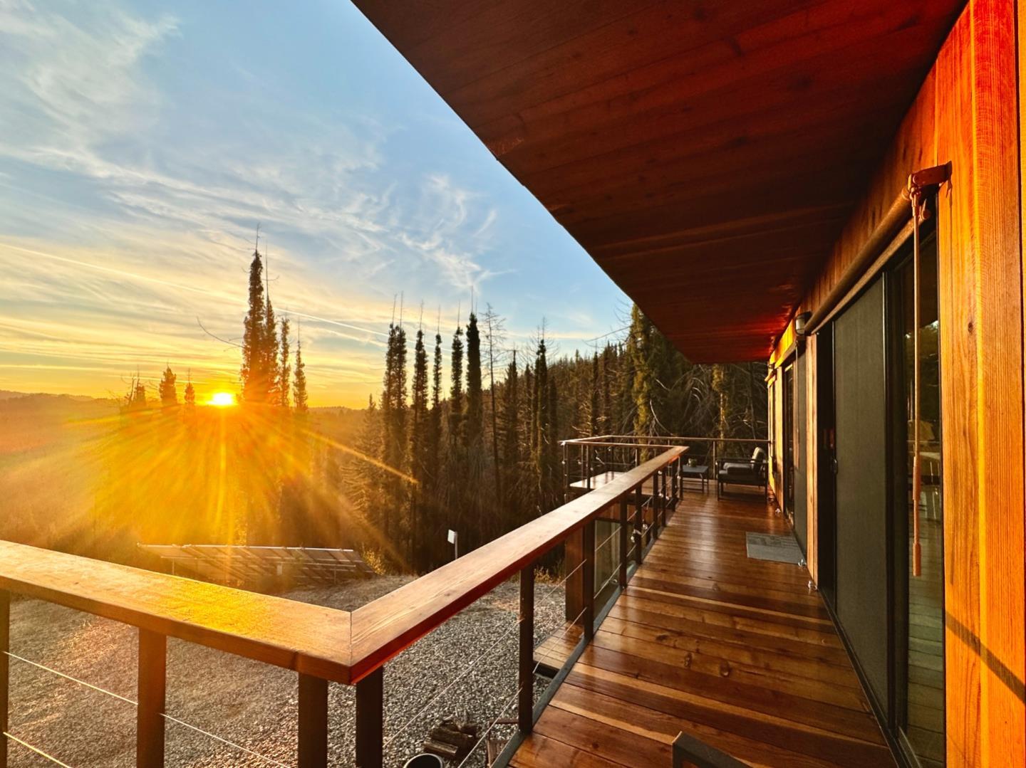 a view of swimming pool with seating space