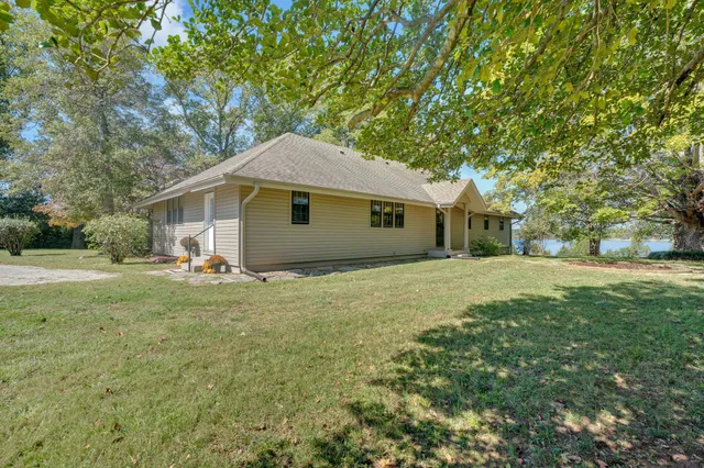 a house view with a garden space
