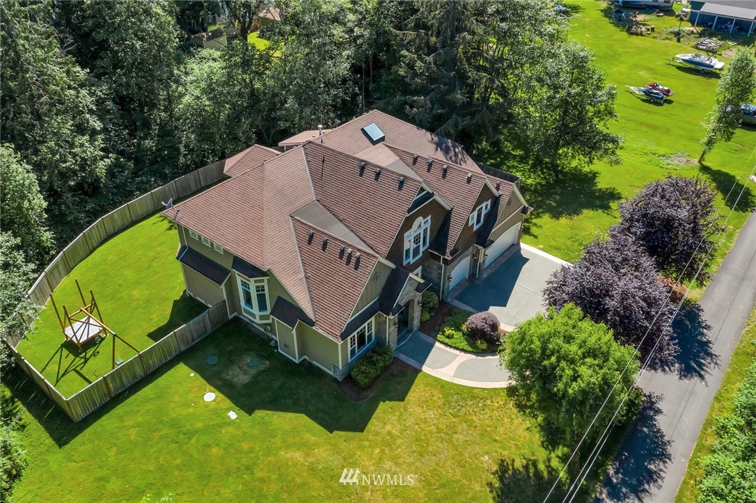 17725 Southeast 123rd Place Renton, WA 98059 - Photo 8 of 37 an aerial view of a house with a yard basket ball court and outdoor seating