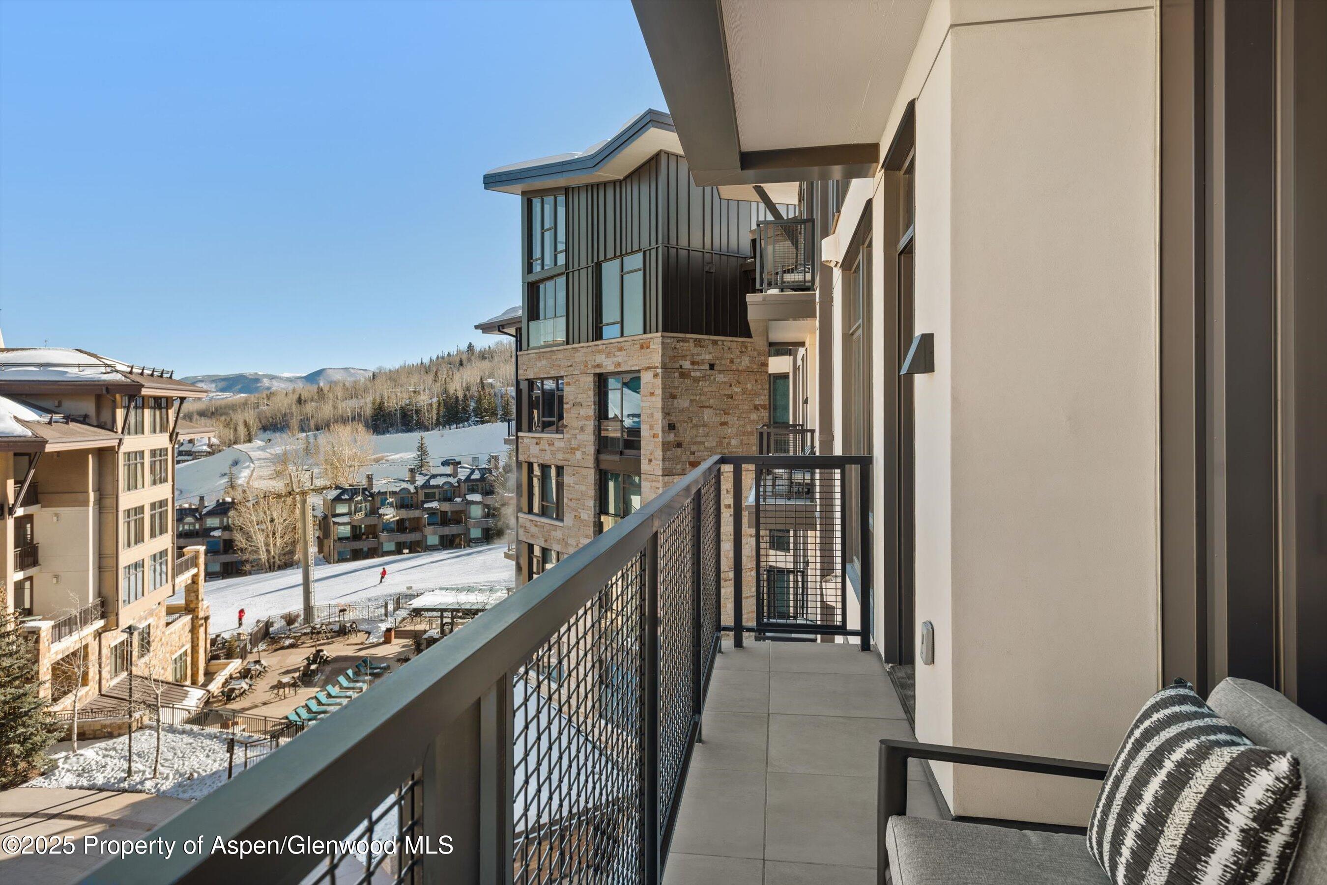 130 Wood Road, Unit 560562 Snowmass Village, CO 81615 - Photo 13 of 37 a view of balcony with furniture