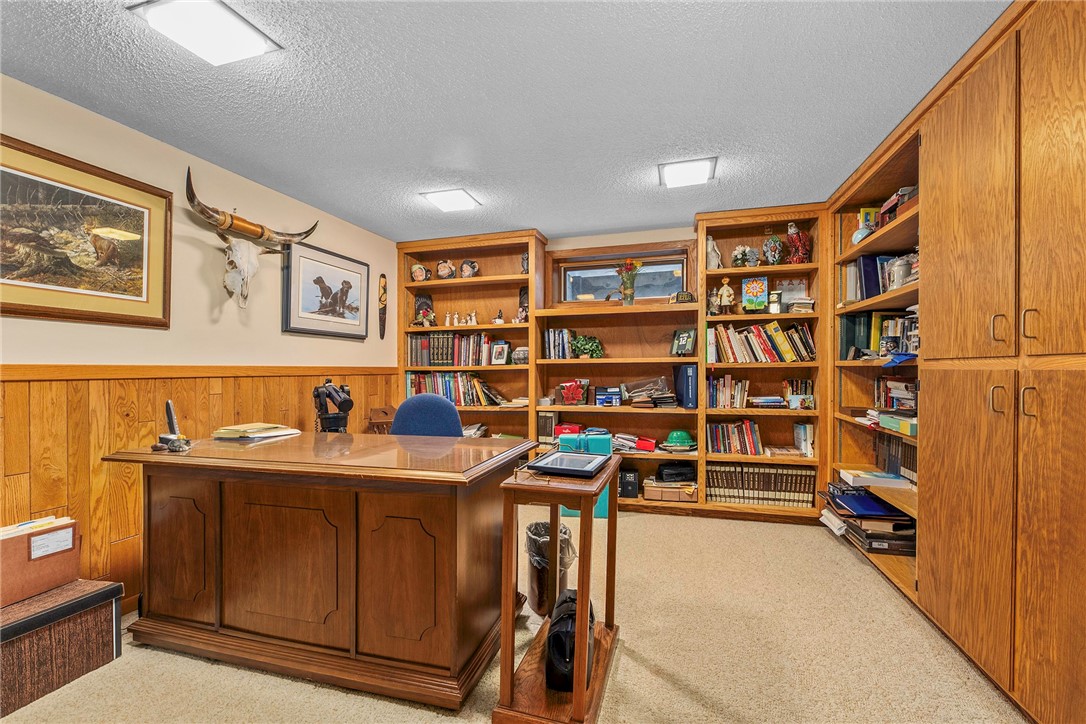 431 Spring Lake Road Rhinelander, WI 54501 - Photo 17 of 38 Huge office with bookshelf & storage