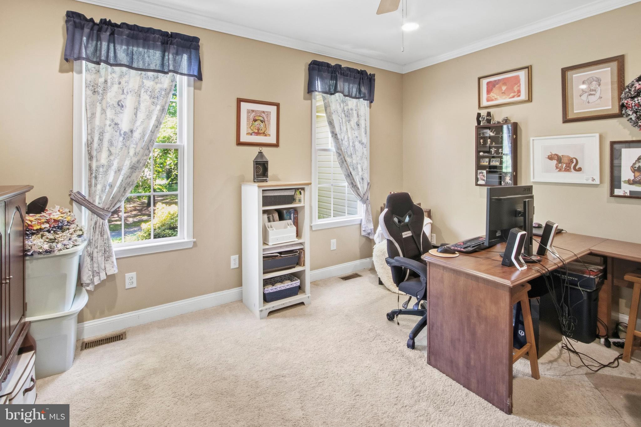 15 Hollybrook Road Mullica Hill, NJ 08062 - Photo 17 of 38 a view of a workspace with furniture and a window