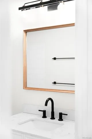 a close view of a sink