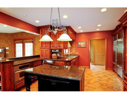 120 Fairbank Road Riverside, IL 60546 - Photo 4 of 16 a kitchen with stainless steel appliances granite countertop a sink a stove and wooden cabinets