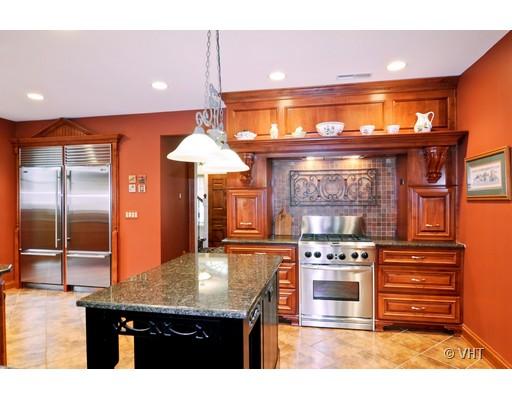 120 Fairbank Road Riverside, IL 60546 - Photo 5 of 16 a kitchen with stainless steel appliances granite countertop a stove and a refrigerator