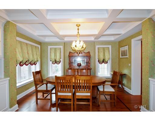 120 Fairbank Road Riverside, IL 60546 - Photo 7 of 16 a view of a dining room with furniture and a chandelier